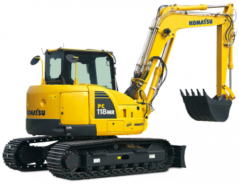 Máy xúc bánh xích Komatsu 1,2m3 130cv